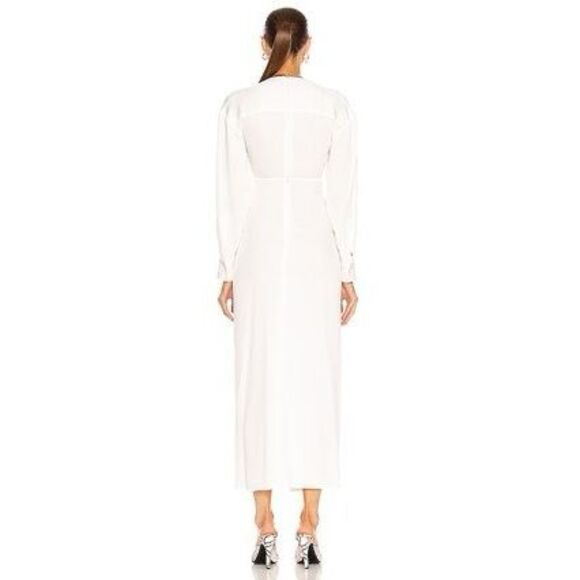 CHRISTOPHER ESBER Ruched Cutout Stretch Maxi Dress US 8 $1090 - Picture 5 of 14